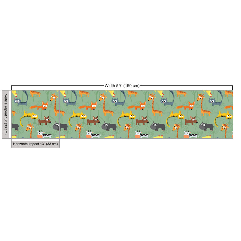 Frenchboro Cat Fox Giraffe Cow Fabric