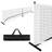 Pickleball Net Driveway Pickleball Nets Portable Outdoor Regulation Size 22ft Pickle Ball Net Set W/ 1 Carry Bag