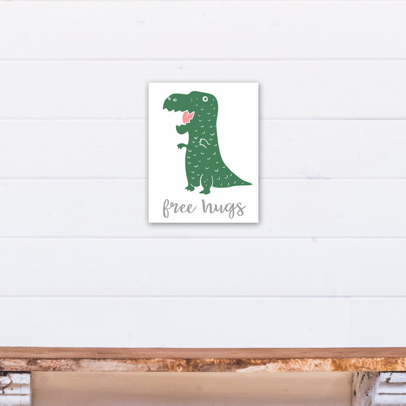 Art sur toile hugs t-rex dino Maywood