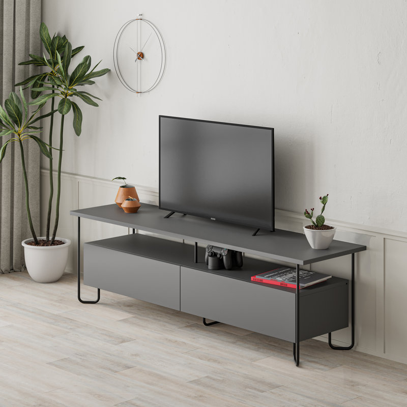 Airi TV Stand for TVs up to 55", Anthracite