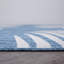 Tapis intérieur / extérieur bleu / crème Callery-2017429450