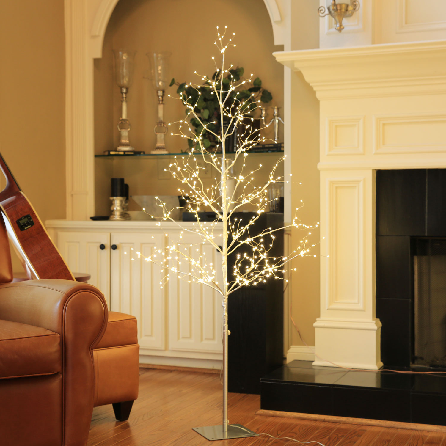 Starlight Lighted Tree, Silver