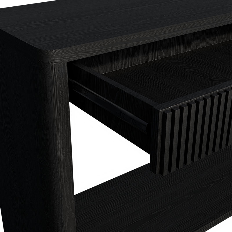 Console industrielle 60 po, Noir