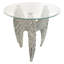 Table de bout en verre 21,5 po Angel Wings
