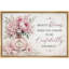Bouteille de parfum rose avec citation florale, images de chambre de beauté féminine, impression sur toile encadrée-131654561-131654562