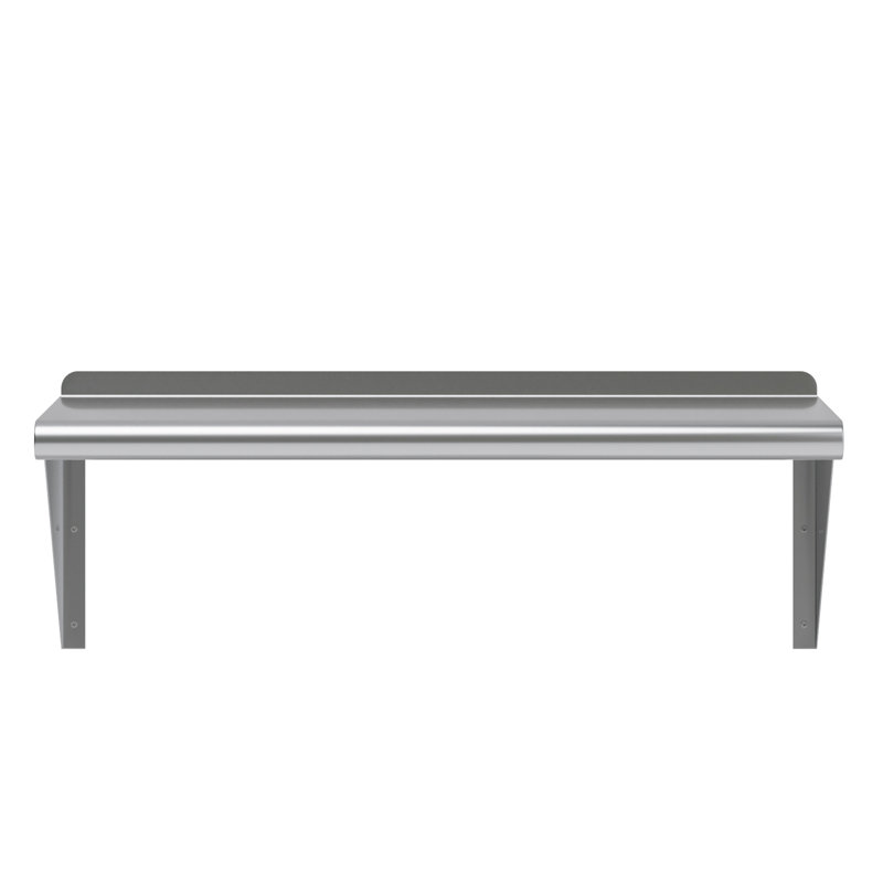 Tablette murale en acier inoxydable, H 11 po x l 30 po x P 12 po