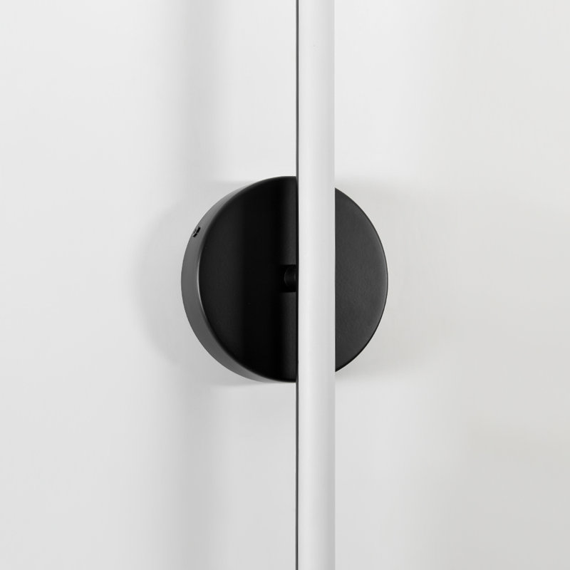 1-Light Dimmable LED Strip Vanity Light, Matte Black