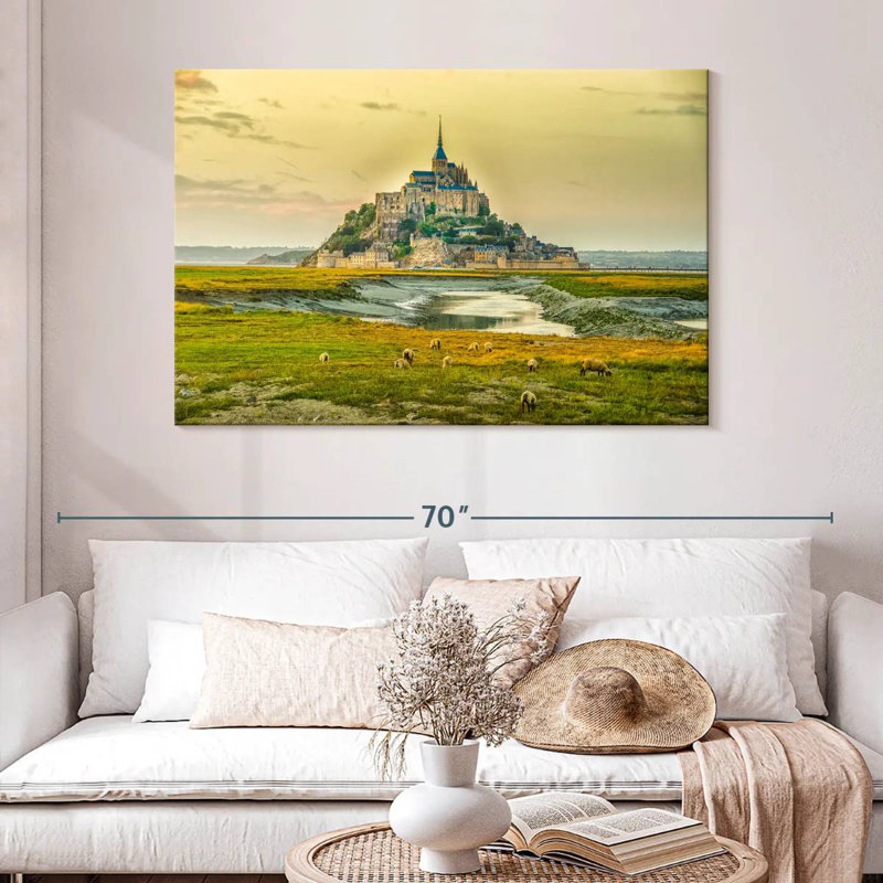 Saint-Michel, H 32 po x l 48 po