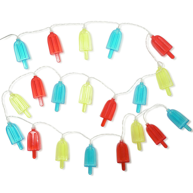 Shaunte 200cm LED Solar Powered 20 - Bulb Fairy Lights String Light