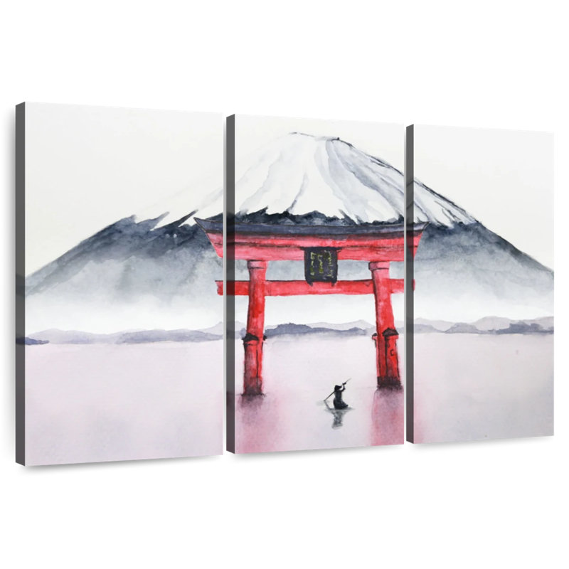 Porte Lilie Mont Fuji Torii, H 36 po x l 57 po