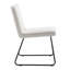  Chaise de salle à manger empilable - Tissu crème Boucle Performance