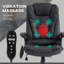 Fauteuil de bureau vibrant à 6 points avec massage lombaire