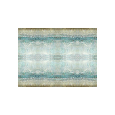 Mirrored Azules Graphic Art Canvas