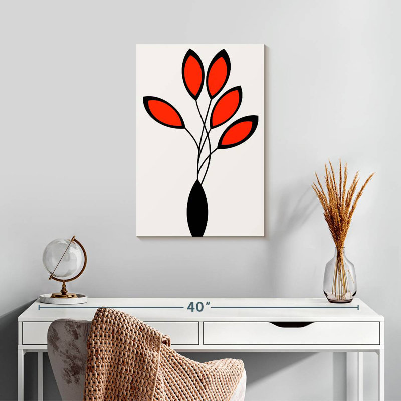 Harnek Cinco Red, 24" H x 16" W