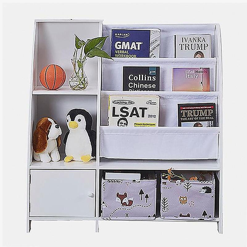 Bibliothèque victorienne en entonnoir avec rangement pour jouets