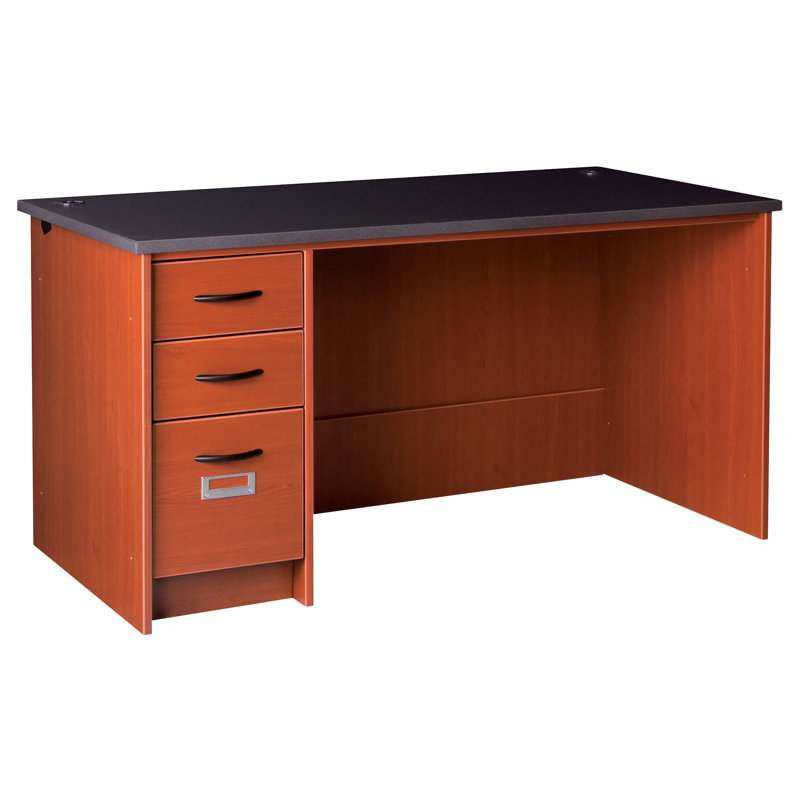 Library Executive Desk, Cherry, Left