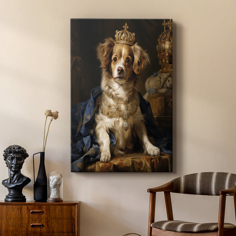 ANIMAUX série CLXIV - Toile tendue avec châssis de qualité supérieure - Prêt à être accroché, H 27 po x l 18 po