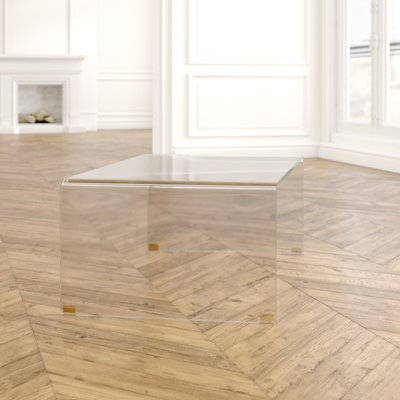 Dasher Glass Single Coffee Table