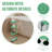 Ultra-thin Rolling 4-tier Storage Vehicle,Green,Easy to Install & Durable,Mobile & Stable,Used for Storage in Small Spaces-109101429