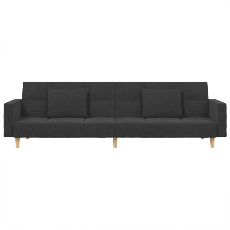 Sareh Upholstered 86.6'' Sofa, Dark Gray Fabric