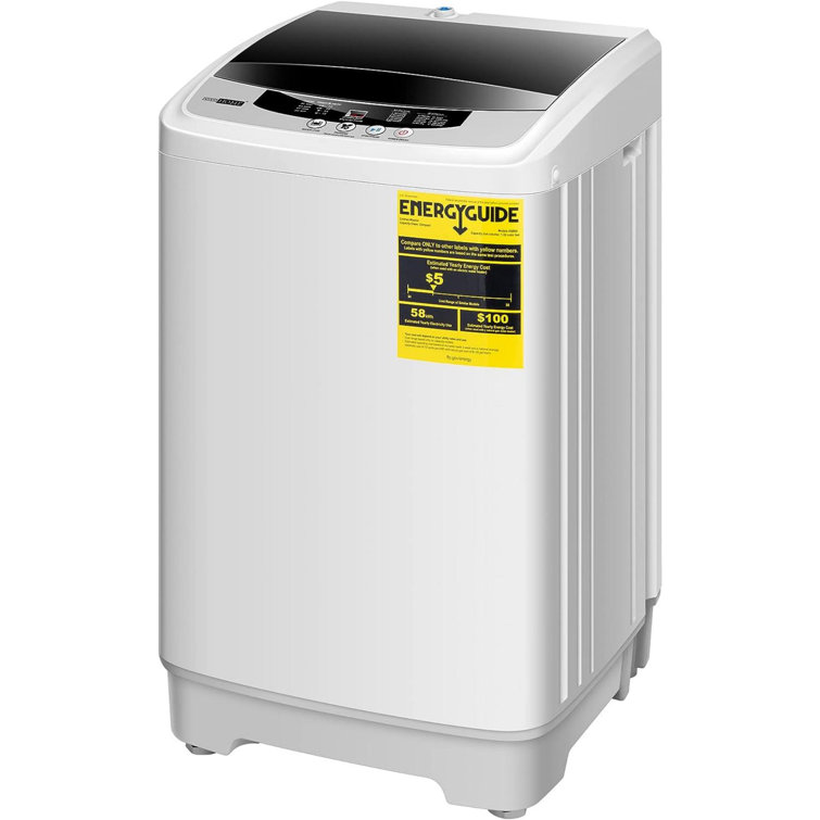 HomCom 1.38 Cubic Feet cu. ft. Portable Washer & Dryer Combo in