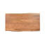 Bureau en bois massif à 3 tiroirs Live Edge-974201617