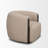 Kornelia Textured Fabric Barrel Accent Chair-465160654