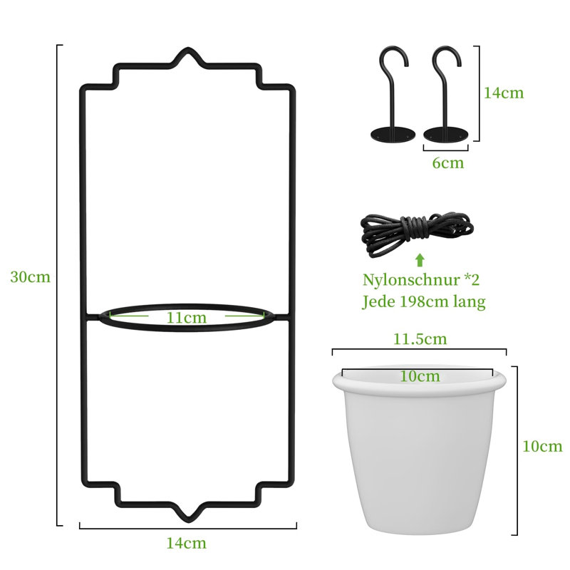 Carrey Indoor / Outdoor Hanging Planter