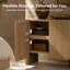 Armoire de buffet 69,7 "avec 4 portes, buffet moderne