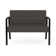Waterfall Waiting Reception Loveseat Metal Frame