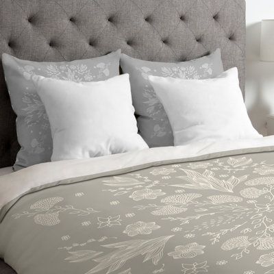 Iveta Abolina Modern & Contemporary Polyester Floral Duvet Cover