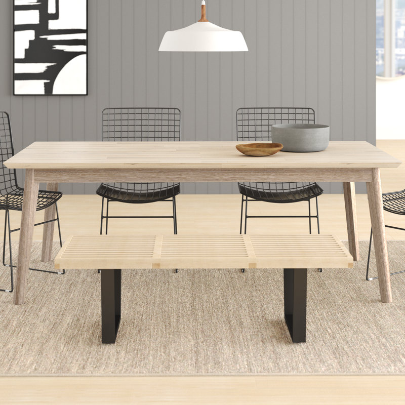 Annemien Acacia Solid Wood Dining Table