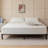 7'' Expandable Steel Bed Frame Noiseless Tool-Free Easy Assembly, No Boxspring Needed-1465275870