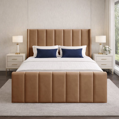 Premium Wingback Storage Bed Frame
