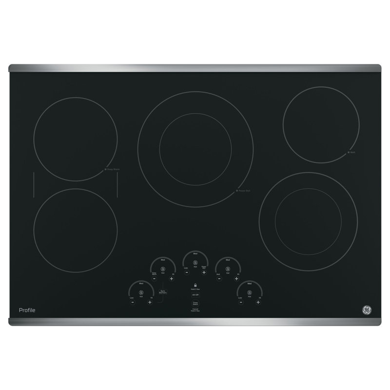 29.75" Electric Cooktop with 5 Burners, Stainless Steel