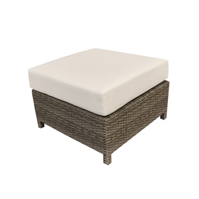 Repose-pieds modulaire en osier