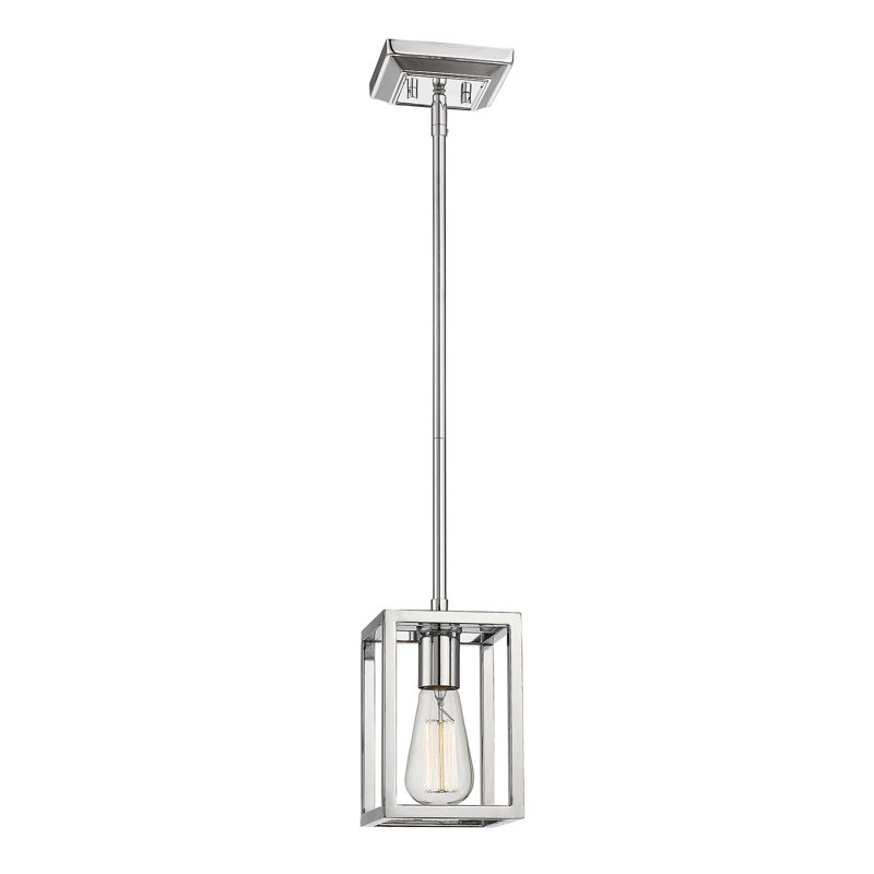 Jynna 1 - Light Lantern Pendant, Chrome