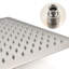 Topcraft 10-Inch Stainless Steel Rain Showerhead With Shower Arm