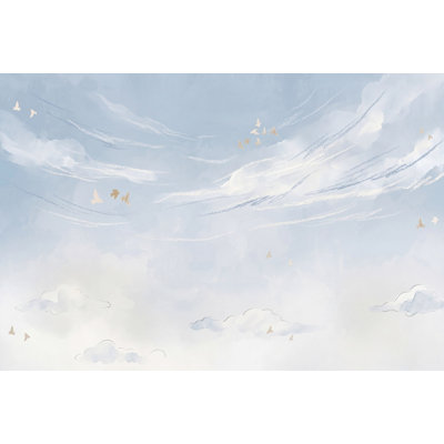 Blue Sky Clouds Wallpaper Sky Clouds Blue Sky Removable Wall Decor