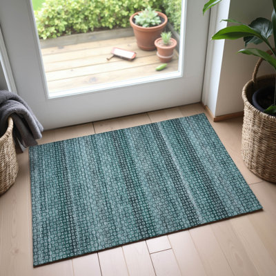 Premium Machine Washable Elize AMF1419 Stripes Rug