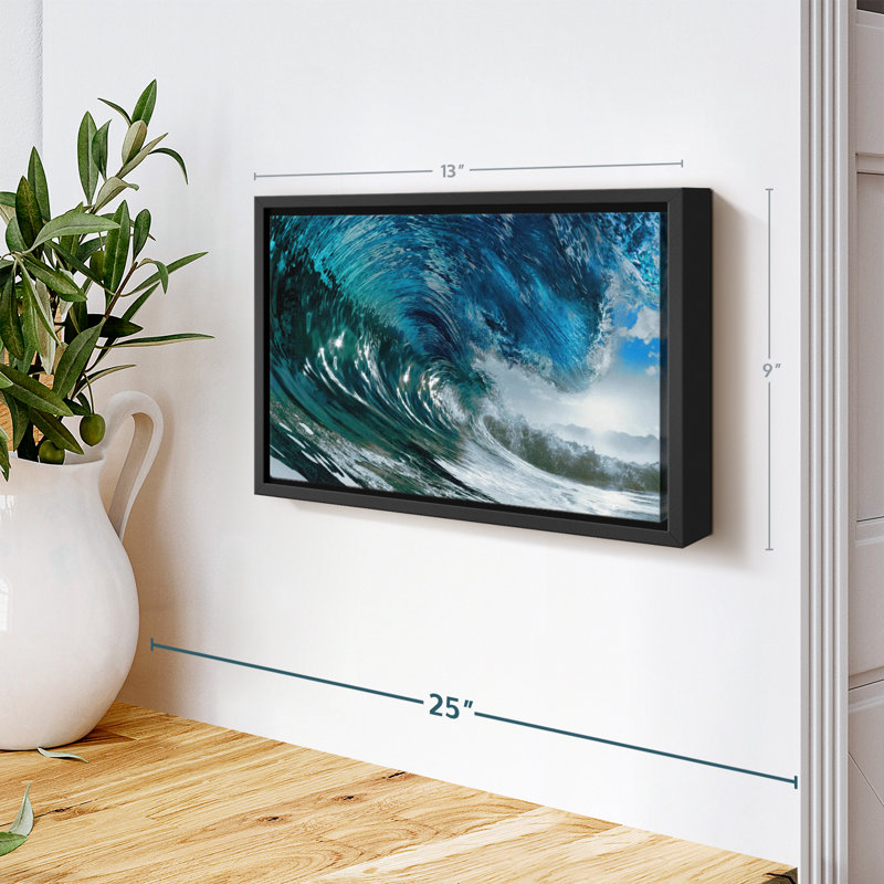 Sparkling Wave Canvas Print, 9" H x 13" W