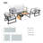 Elves 5 - Person Patio Conversation Set with Cushions-575555755