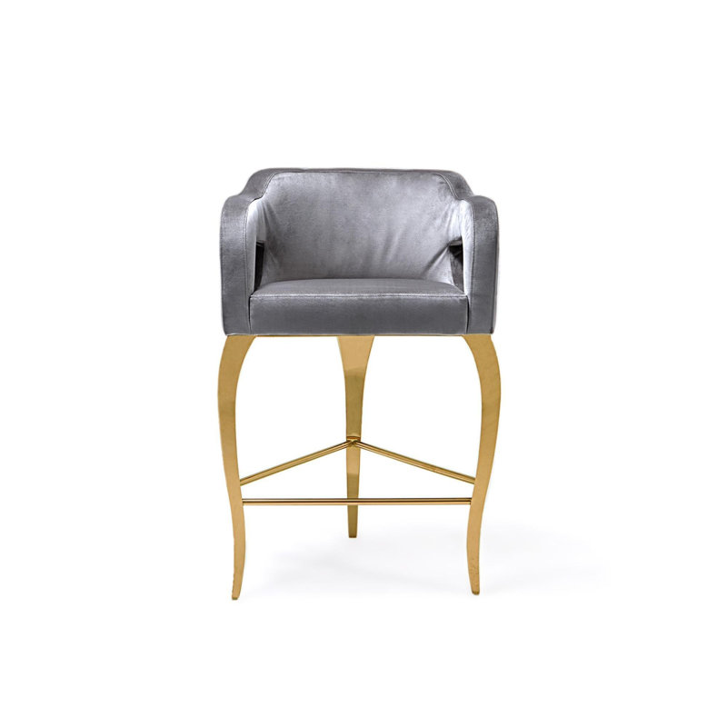 Tabouret Melisia, gris