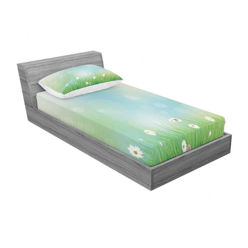 Ensemble de draps en ovary à ressorts, Taie d'oreiller pour lit simple