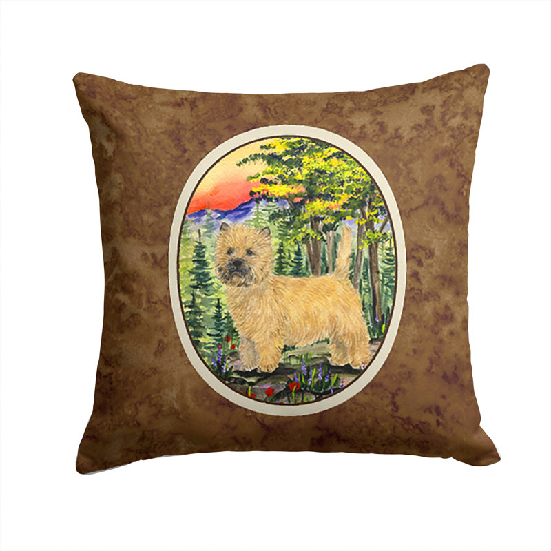 Coussin décoratif intérieur/extérieur cairn terrier