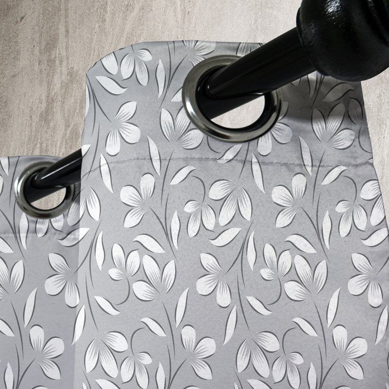 Sateen Semi Sheer Pair, 50" W x 84" L