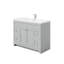 Meuble-lavabo autoportant avec plateau en marbre de culture et lavabo intégré Daisy-1755092887-1772564546