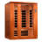 Dynamic Infrared Lugano 3 - Person Bluetooth Compatible FAR Infrared Sauna with Remote Control in Hemlock