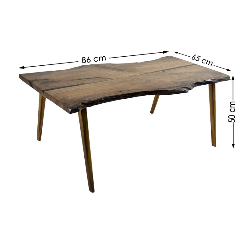 Hereth Solid Wood Four Leg Coffee Table