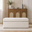 Repose-pieds de 43,7 pouces de large avec repose-pieds en chenille moderne et pieds en métal noir pour une utilisation polyvalente dans le salon et le bureau-1910721397